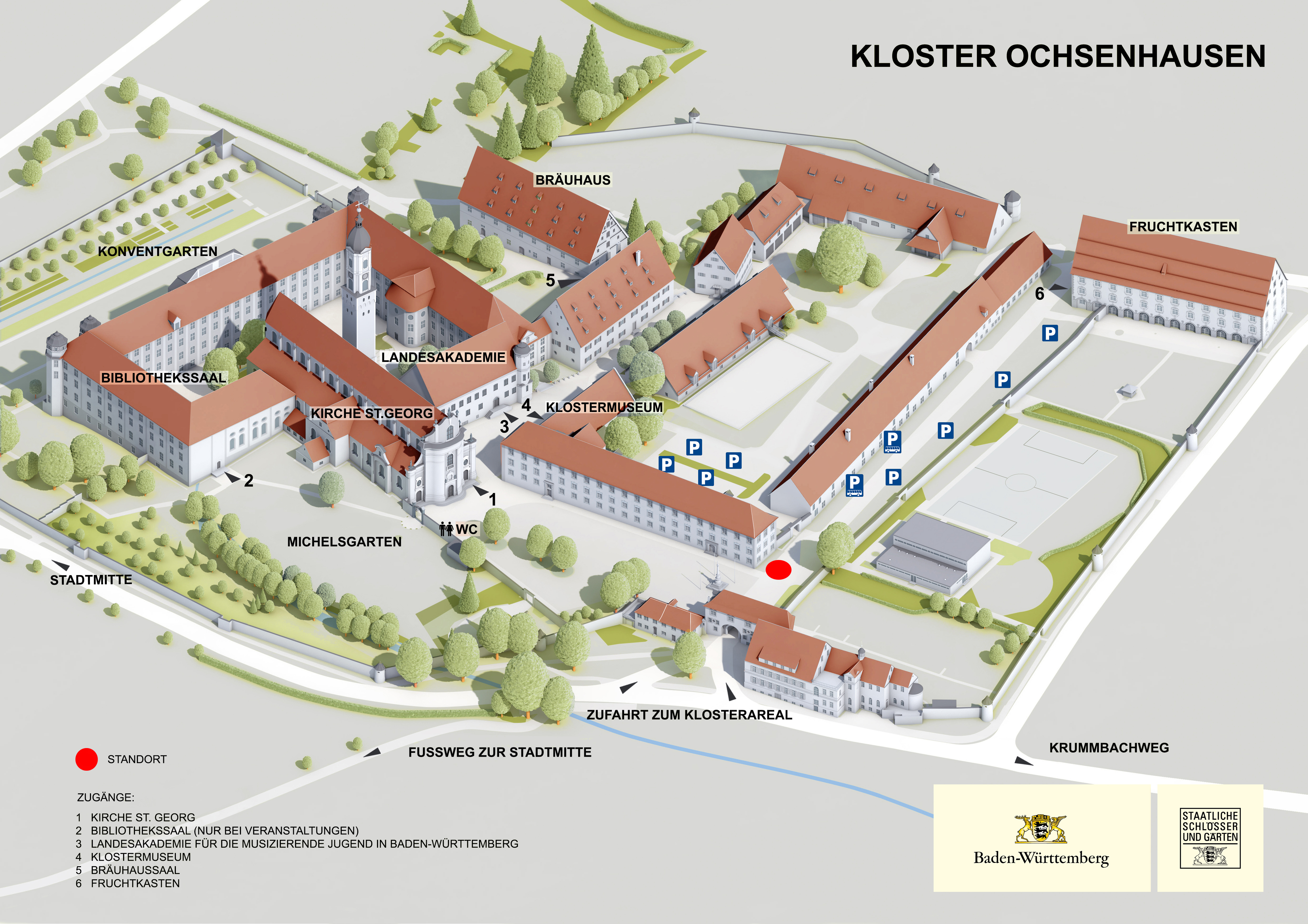 Lageplan Hochbauamt Ulm